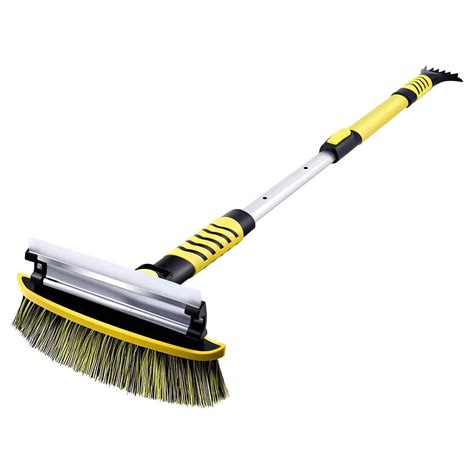 The snow slides off so the brush bristles barely even touch your paint. . Best snow brush for car